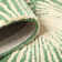 NICOLE MILLER NEW YORK Kendall Fluted Geo Handcrafted Wool Area Rug Green