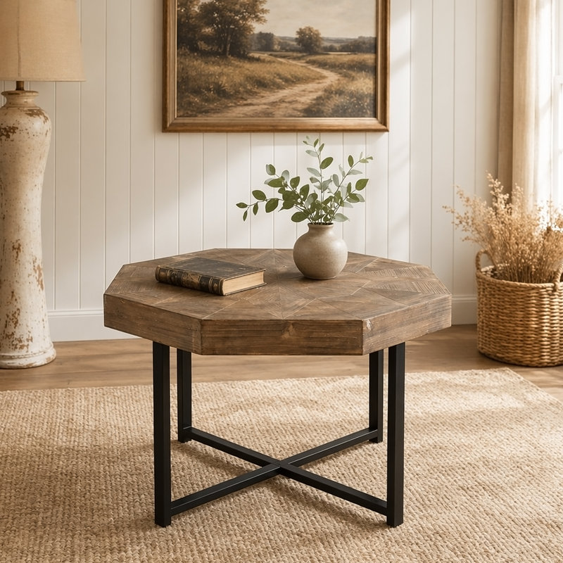 Plateau de table en bois 30 po, Marron antique