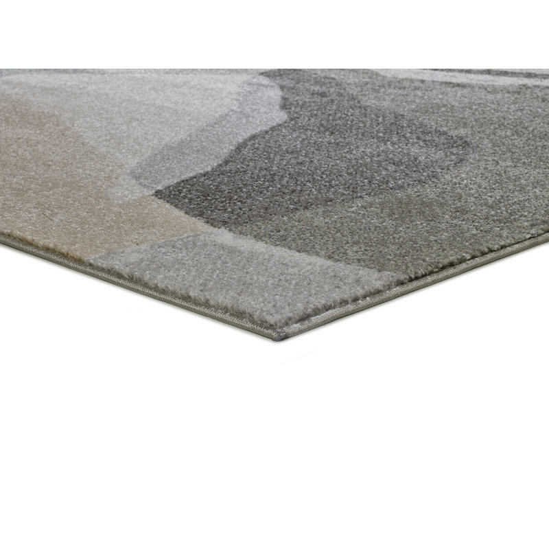 Adelric Rectangle Abstract Area Rug, Rectangle 160 x 230cm