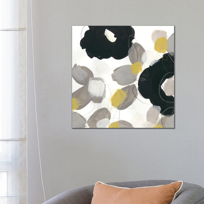 Kinetic Flora IV 1 Piece Wrapped Canvas Painting, 66.04 cm H x 66.04 cm W x 3.175 cm D