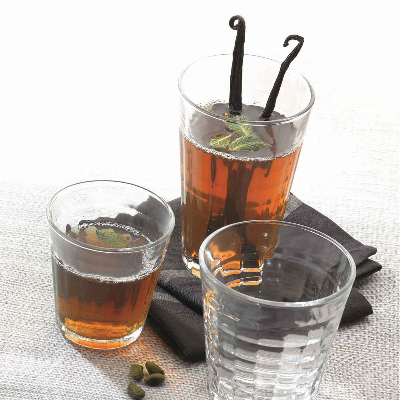 Duralex - Prisme Drinking Glasses - 220ml Tumblers, 330ml Highballs - Clear