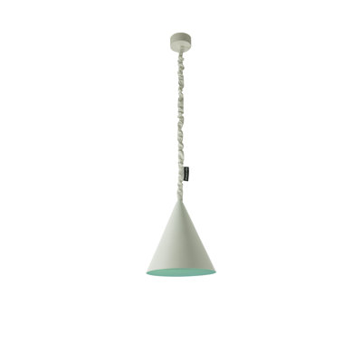 1 - Light Cement Cone Pendant