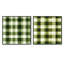 Ensemble de 2 carreaux abstraits à motif de carreaux abstraits de forme carrée-101849447-101849442
