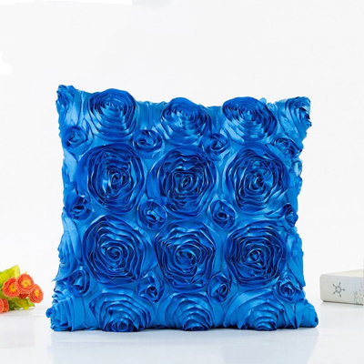 Ensemble de 2 coussins à volutes roses
