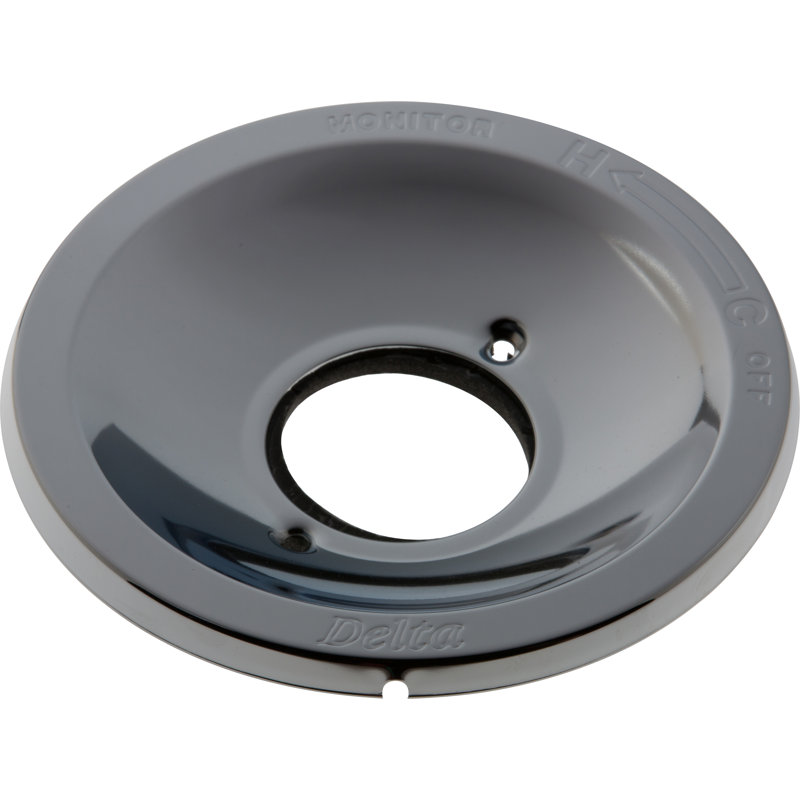 Escutcheon Plate Shower Faucet for Monitor, Venetian Bronze