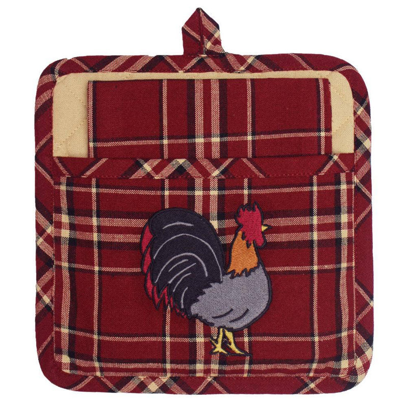 Rooster Pocket Potholder Set