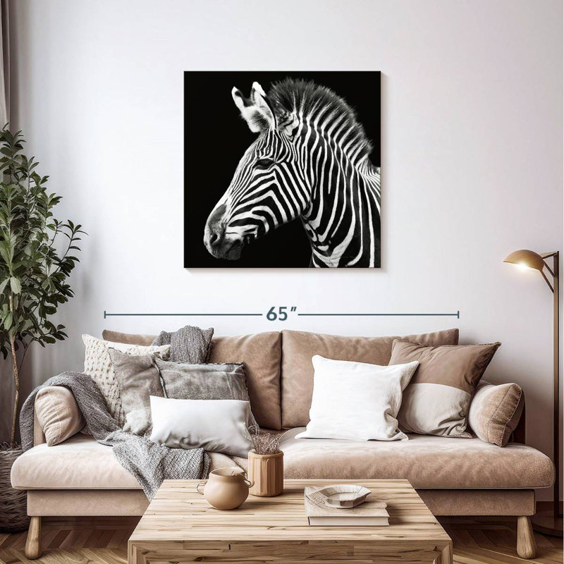 Brampt Zebra Stripes Pattern III, 36" H x 36" W