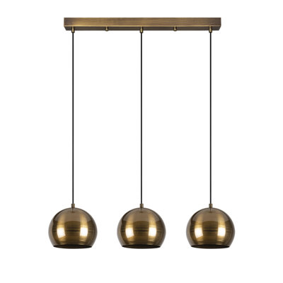 3 - Light Black Kitchen Island Pendant