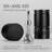Manual Coffee Grinder With Numerical External Adjustable Setting, Capacity 30G With CNC Stainless Steel Conical Burr (Black)