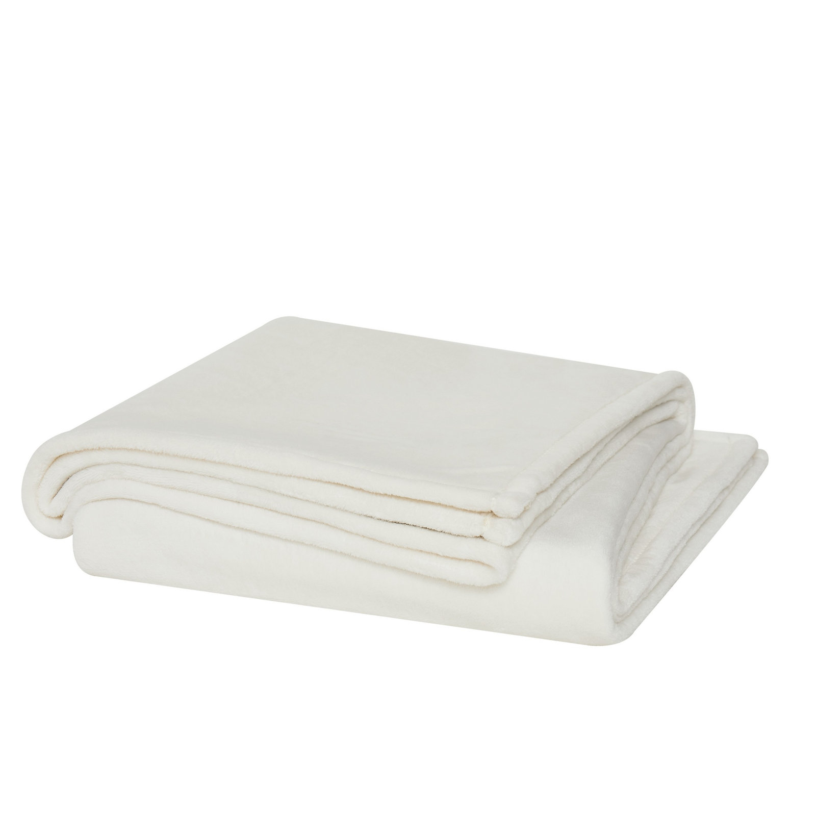 Balee Knitted Throw Blanket, 90" W x 90" L, Ivory