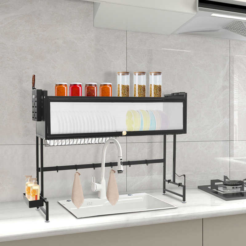 Over Sink Dish Rack Kitchen Drying Rack, 31.5" H x 41.33" W x 11.02" D