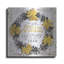 «We Wish You a Merry Christmas Birch Wreath» par Cindy Jacobs, art mural en métal-381179640