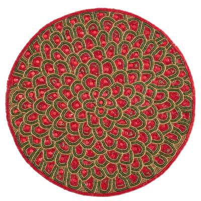 Beckson Geometric Round Placemat
