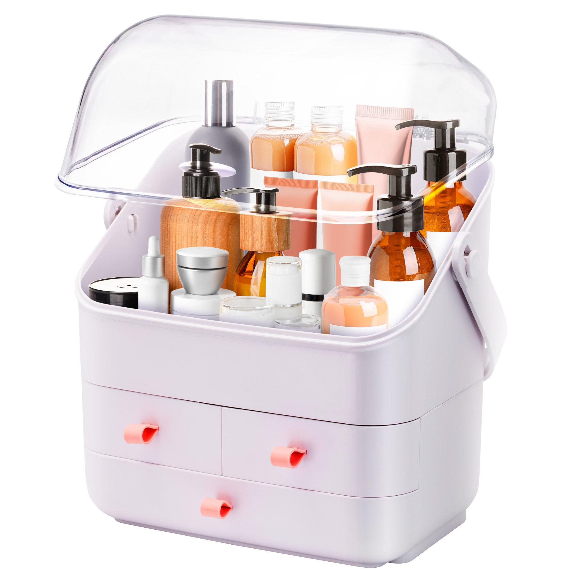 Preppy Aesthetic Skincare & Makeup Organizer Storage Drawer