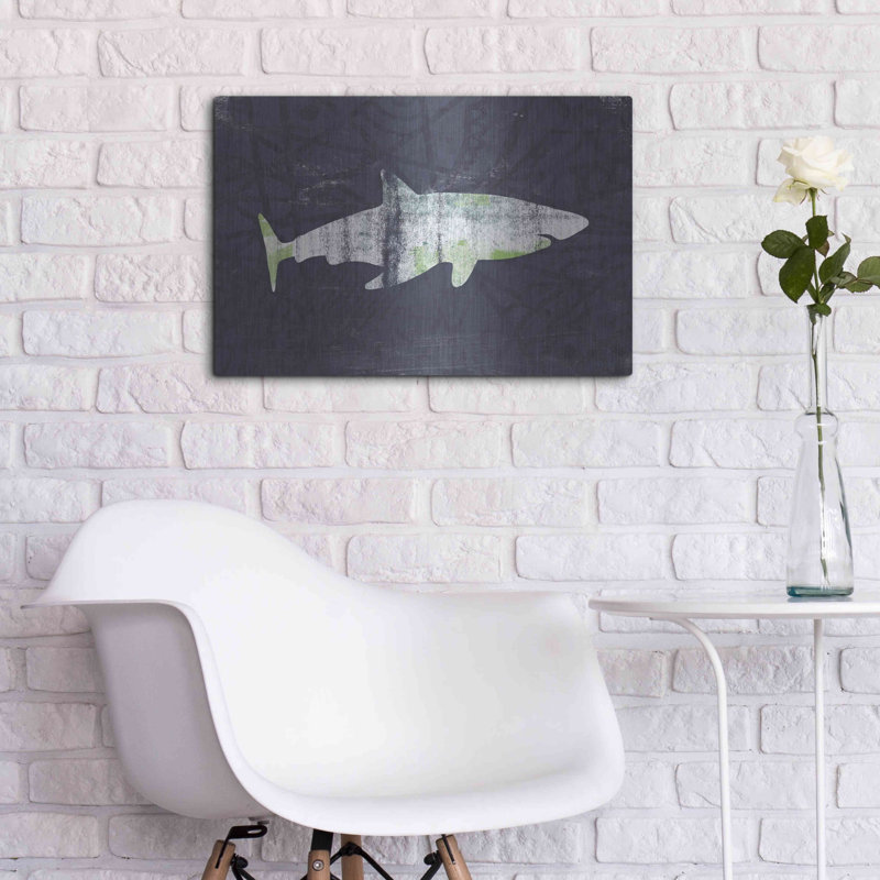 " Shark I " by Linda Woods, 16'' H X 24'' W