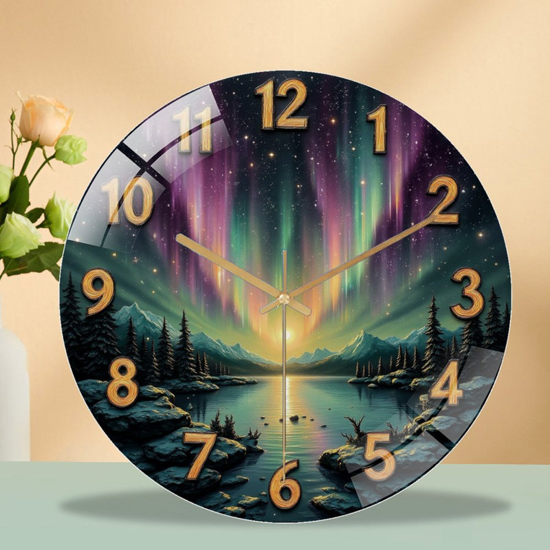 Horloge murale avec horloge murale 12 po