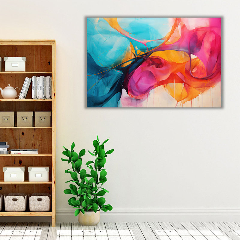 Chaos coloré, H 20 po x l 30 po