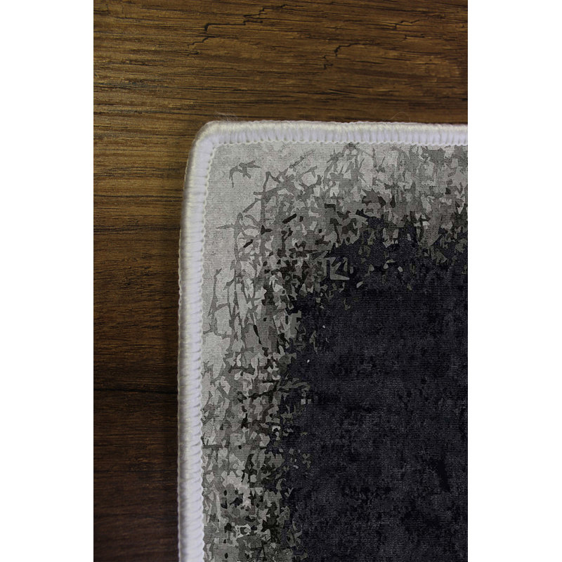 Premium Antibacterial Area Rug, Grey, 23.6 x 39.4 inches | 100% Polyester, 650 gr/m², 0.16 in Pile Height | Eco-Friendly, Non-Slip PVC Dot Underside, Machine Washable | Perfect for Home Decor & High-Traffic Areas