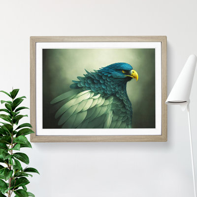 Magnetic Eagle Bird - Framed Print