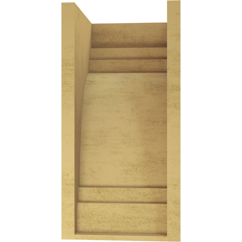 Bois de cèdre brut Pescadero, Corbeau Thane, brun clair apprêté, H 18 po x l 9 po x P 9 po