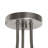 3-Light Dimmable Semi-Flush Mount Lighting