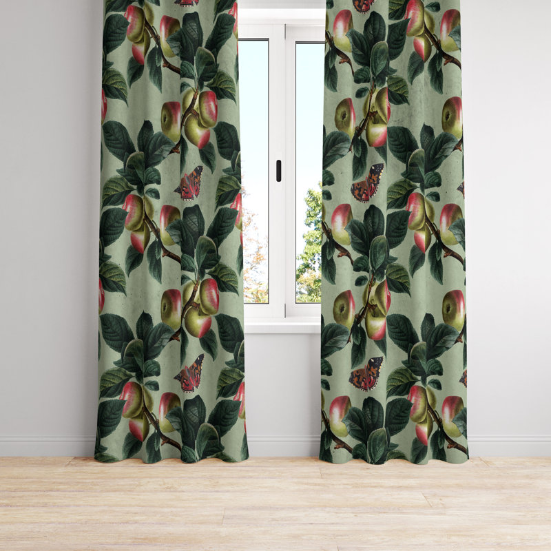 Semi Sheer Curtain Pair, 56" W x 78" L