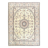 Fine Hand Knotted Silk & wool Nain 8'2"X11'5"