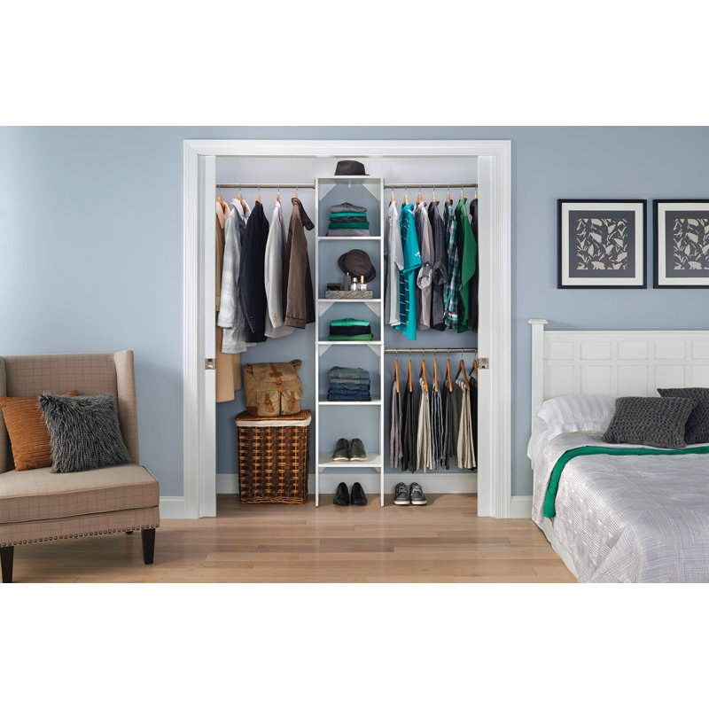 SuiteSymphony Closet System, 17" W, Pure White