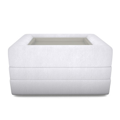 Boyden Ottoman with Wood Tray