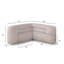 Coussin de dossier en chenille, coussin de coin, coussin de coin avec fonction de rangement-119342601
