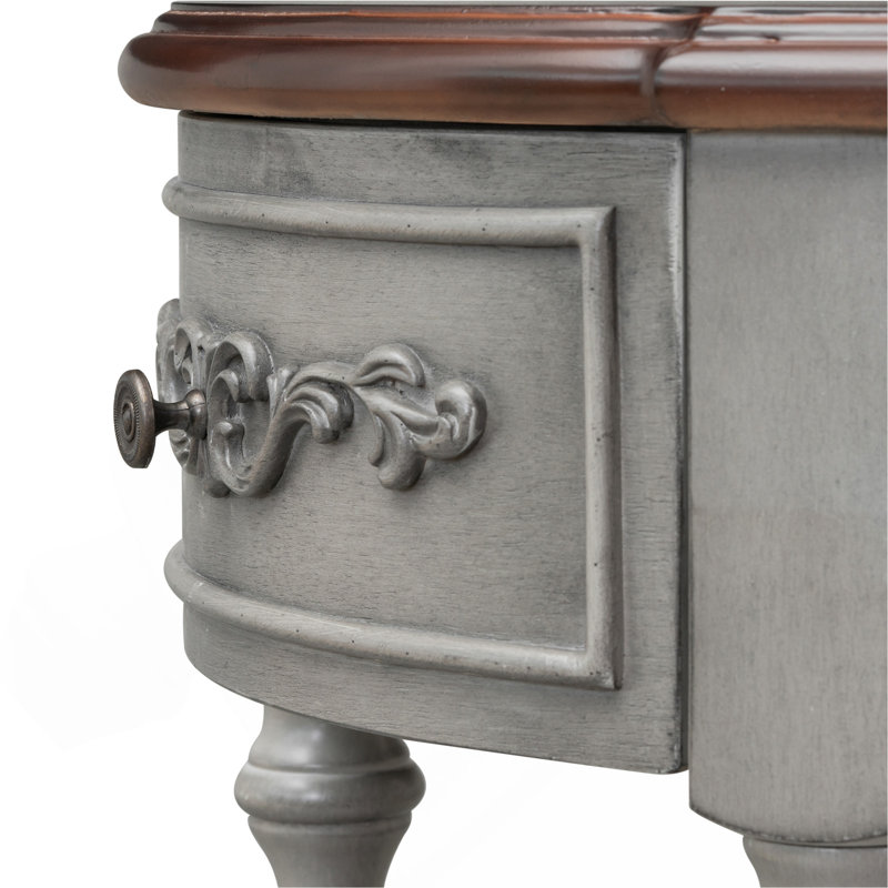 Canapé console 52 po moderne et contemporain pour table d'entrée avec 4 tiroirs et 1 tablette