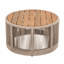 Rustique, bois, corde, table basse, structure stable, hauteur d'assemblage facile de 14,11 po,-1033290385