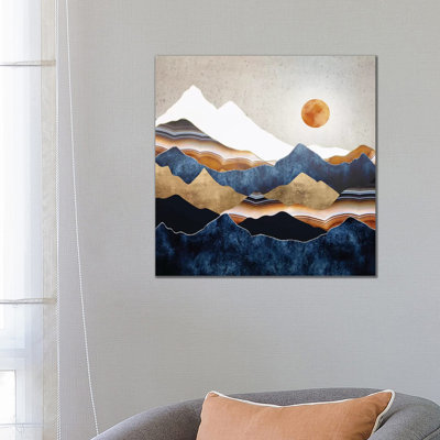 Amber Sun - impression d'art graphique