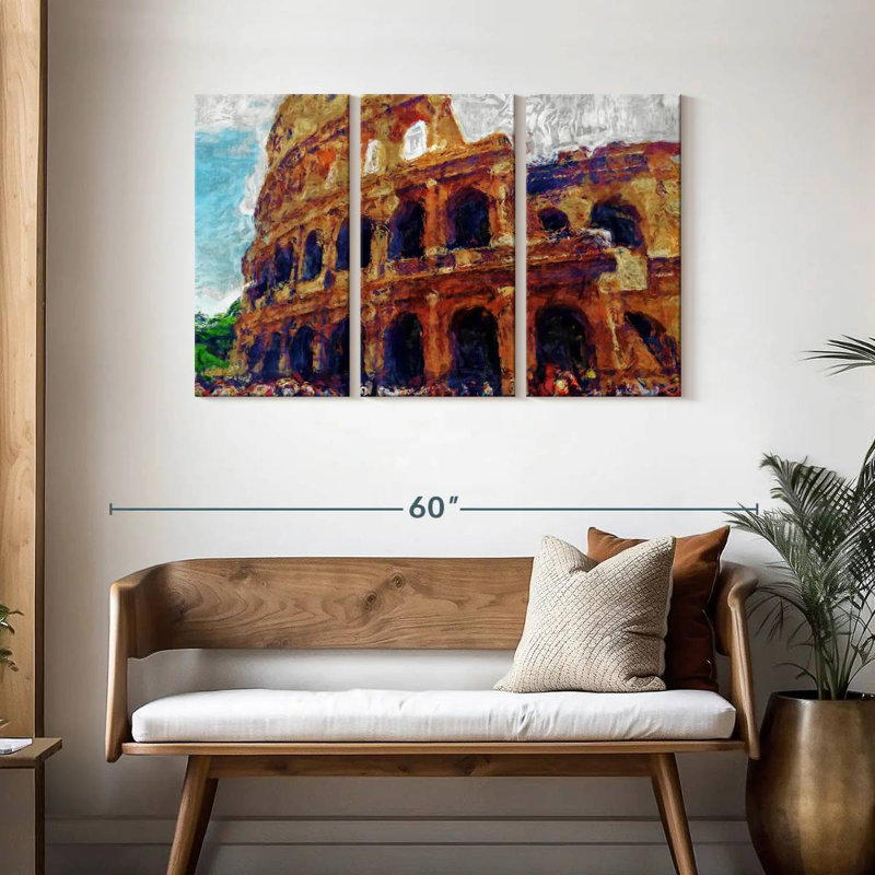 Rorry Rome Colosseum, 28" H x 45" W
