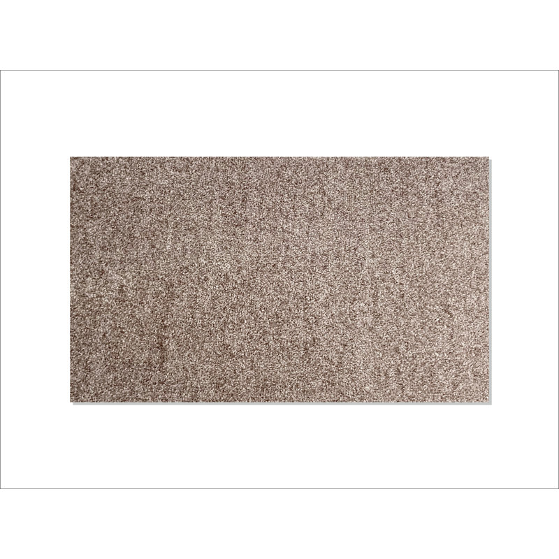 Bravo Non-Slip Indoor Doormat, 87cm x 147cm, Warm Grey