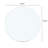 3/8 Inch Thick 35.4 Round Glass Table Top, Elegant For Any Setting, Shatters Safely Protection Tempered Ideal Various Spaces, Safe Shattering Mechanism-1744470409-1744470408