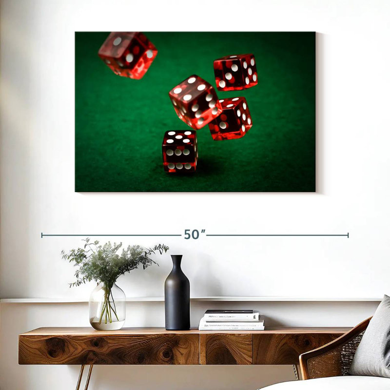 Senne Roll The Red Dice, H 26 po x l 39 po