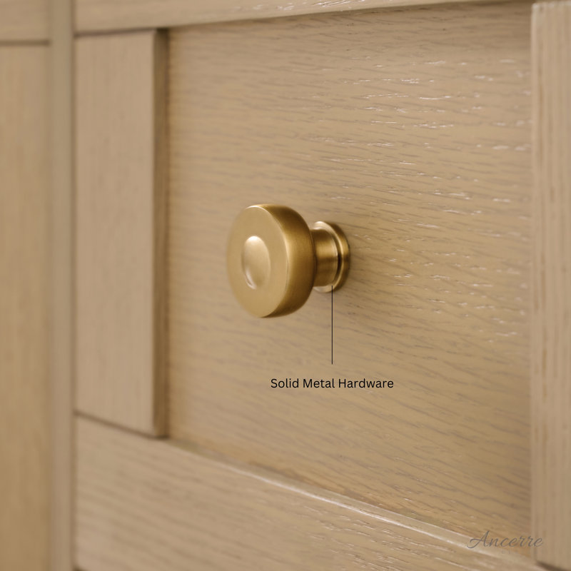Lauren 48'' W Single Vanity, Gold, Oak