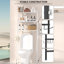Rangement à 3 niveaux au-dessus de la toilette-1089839578