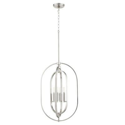 4 - Light Dimmable Lantern Geometric Chandelier