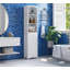 Armoire de rangement pour salle de bain, unité de rangement autoportante pour salle de bain