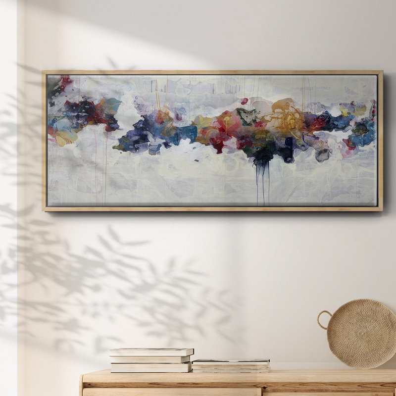 Odd Water - Framed Canvas, 24" H x 60" W
