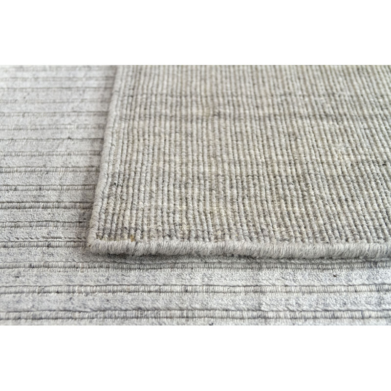 Brodnax Solid Colour Hand Woven Area Rug, Rectangle 250 x 300cm