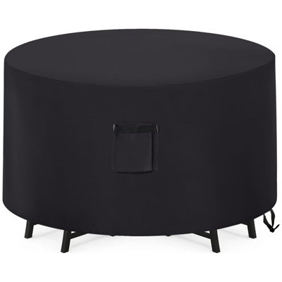 Outdoor Waterproof Round Patio Furniture Cover 62"Dia x 27.5"H