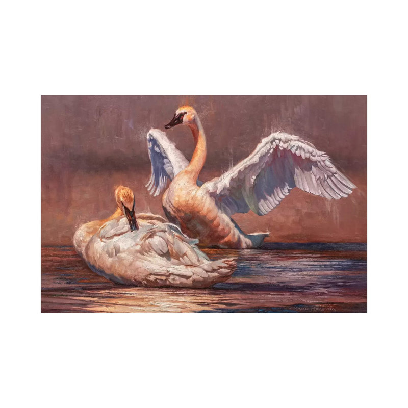 Minuet 1 Piece Painting on Canvas, 66.04cm H x 101.6cm W x 1.91cm D, Wrapped Canvas