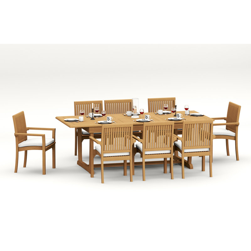 Lua Outdoor - Piece Teak Dining Set, 8