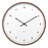 20" OAK FINISH WALL CLOCK
