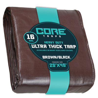 16 Mil Heavy Duty Polyethylene Tarp, Waterproof, UV Resistant