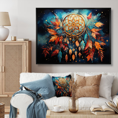 Gold Dream Catcher Expressive Dreams II, reproduction d'art sur toile