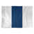 Blanc / bleu marine